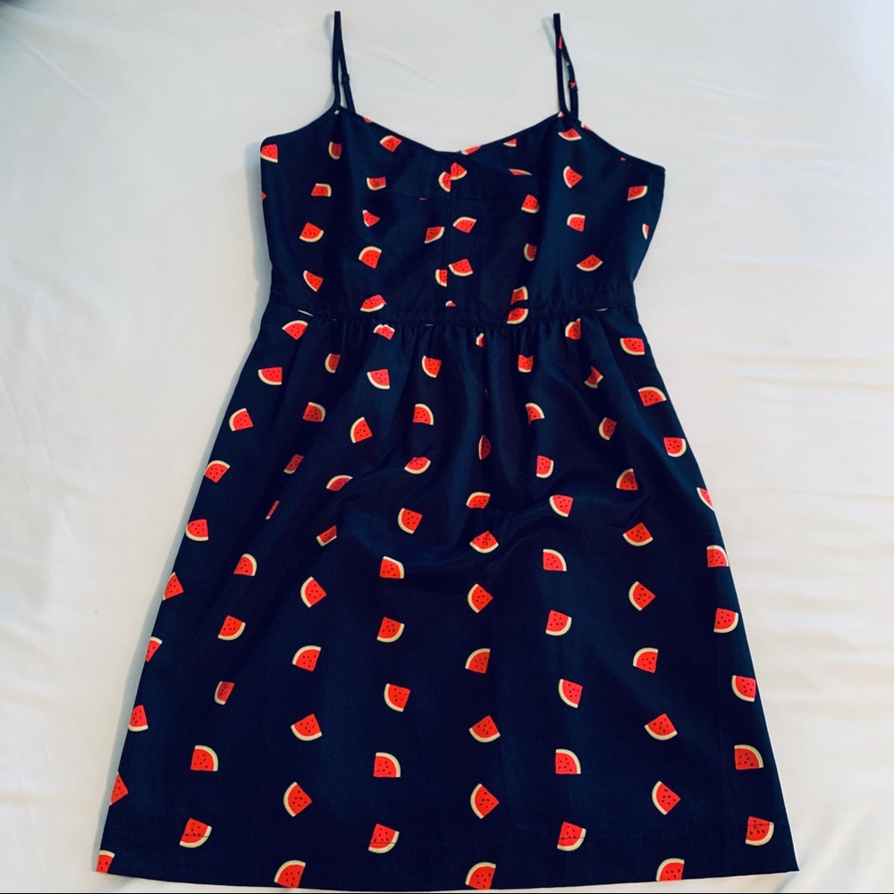 J Crew watermelon dress with pockets! Size 6